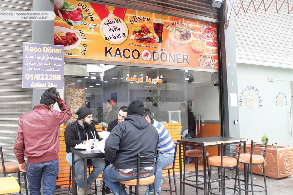 The first Kaco D&ouml;ner branch in Lebanon